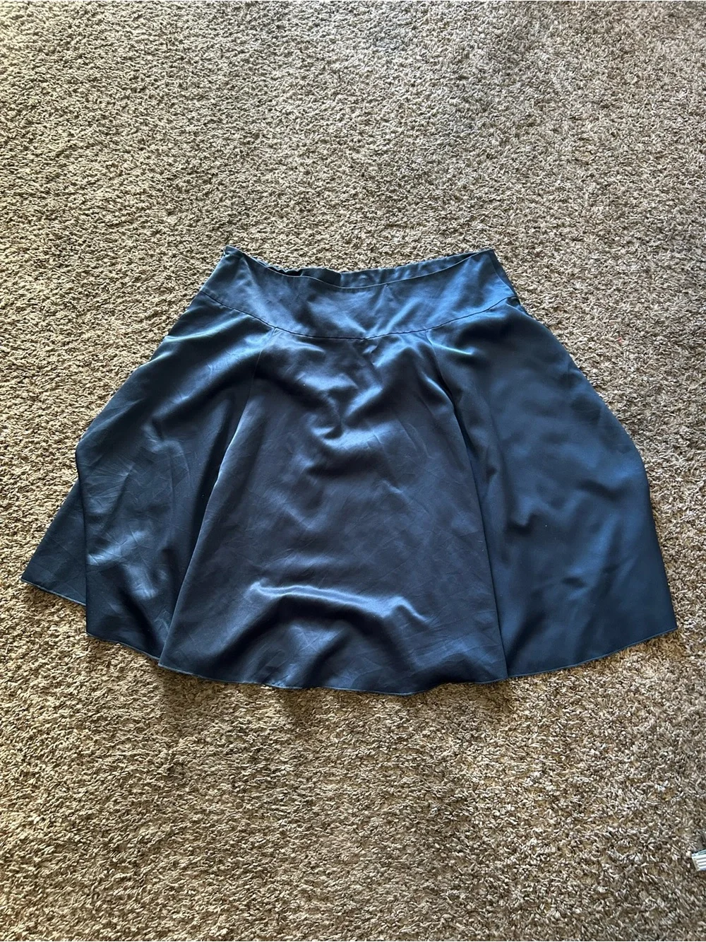New York & Company Navy A-Line Skirt